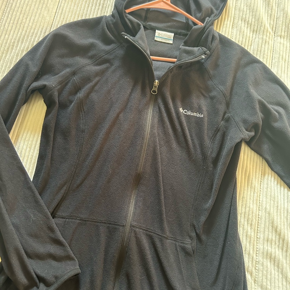 Columbia Black Full-Zip Hoodie